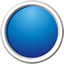 Blue Button Icon - 64x64px