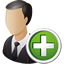Business User Add Icon - 64x64px