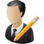 Business User Edit Icon - 64x64px