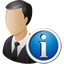 Business User Info Icon - 64x64px