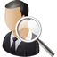 Business User Search Icon - 64x64px