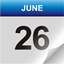 Calendar Date Icon - 64x64px