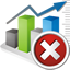 Chart Delete Icon - 64x64px