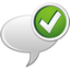Comment Accept Icon - 64x64px