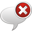 Comment Delete Icon - 64x64px