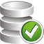 Database Accept Icon - 64x64px