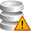 Database Warning Icon - 64x64px