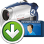 Digital Camcorder Down Icon - 64x64px