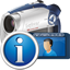 Digital Camcorder Info Icon - 64x64px