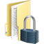 Folder Lock Icon - 64x64px