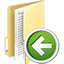 Folder Previous Icon - 64x64px