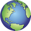 Globe Icon - 64x64px