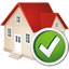 Home Accept Icon - 64x64px
