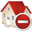 Home Remove Icon - 64x64px