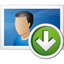 Image Down Icon - 64x64px