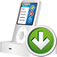 Ipod Down Icon - 64x64px