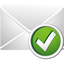 Mail Accept Icon - 64x64px
