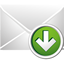 Mail Down Icon - 64x64px