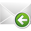 Mail Previous Icon - 64x64px