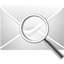 Mail Search Icon - 64x64px