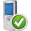 Mobile Phone Accept Icon - 64x64px