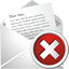 New Mail Delete Icon - 64x64px