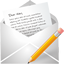 New Mail Edit Icon - 64x64px
