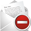 New Mail Remove Icon - 64x64px