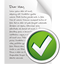 Page Accept Icon - 64x64px