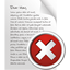 Page Delete Icon - 64x64px