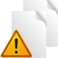 Pages Blank Warning Icon - 64x64px