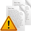 Pages Warning Icon - 64x64px