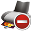 Printer Remove Icon - 64x64px