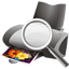 Printer Search Icon - 64x64px