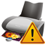 Printer Warning Icon - 64x64px