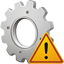 Process Warning Icon - 64x64px