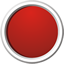 Red Button Icon - 64x64px