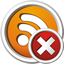 Rss Delete Icon - 64x64px