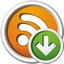 Rss Down Icon - 64x64px