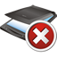 Scanner Delete Icon - 64x64px