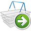 Shopping Cart Next Icon - 64x64px