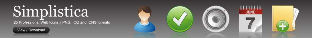 View Simplistica Icon Set