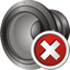 Speaker Delete Icon - 64x64px