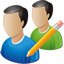 Users Edit Icon - 64x64px